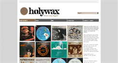 Desktop Screenshot of holywax-records.com