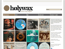 Tablet Screenshot of holywax-records.com